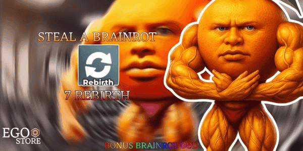 Rebirth 7 - Akun Steal A Brainrot (Bonus Brainrot God)