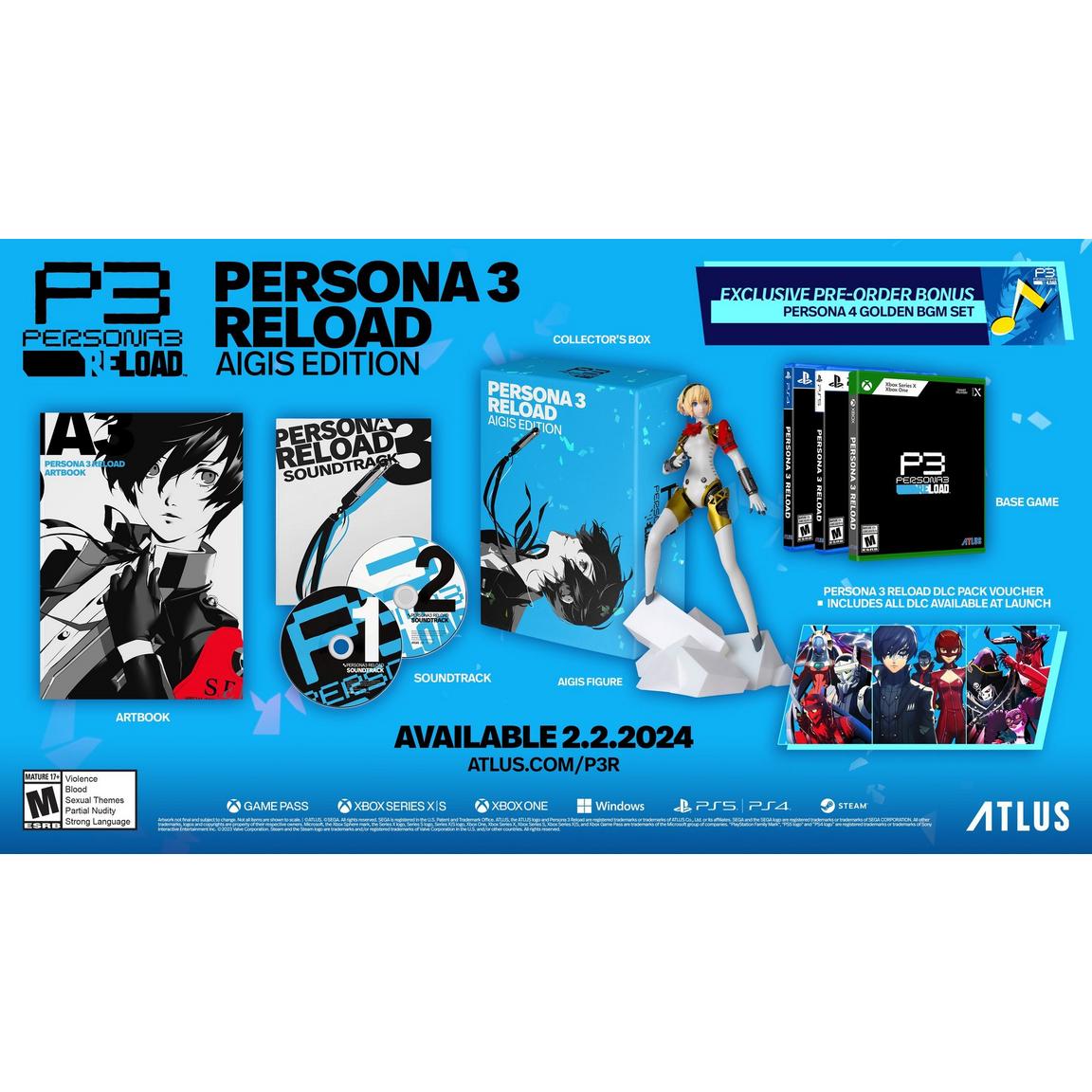Persona 3 Reload - Steam Keys -Digital Deluxe Edition